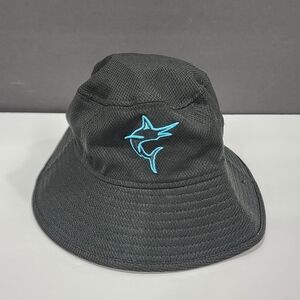 Miami Marlins New Era Bucket Hat Black